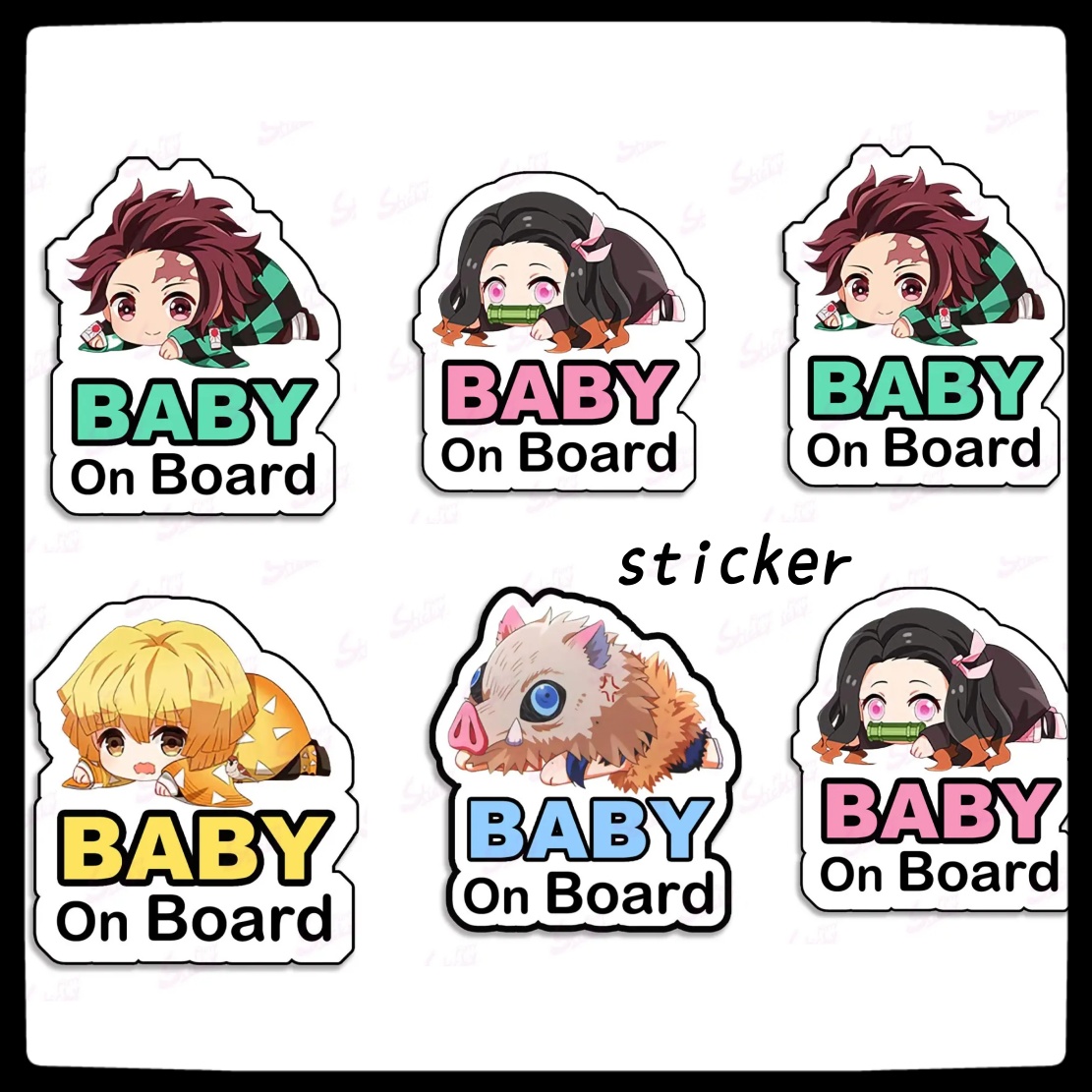 Phone Accessories Wholesale In China - Pegatinas Reflectantes para Coche de Anime