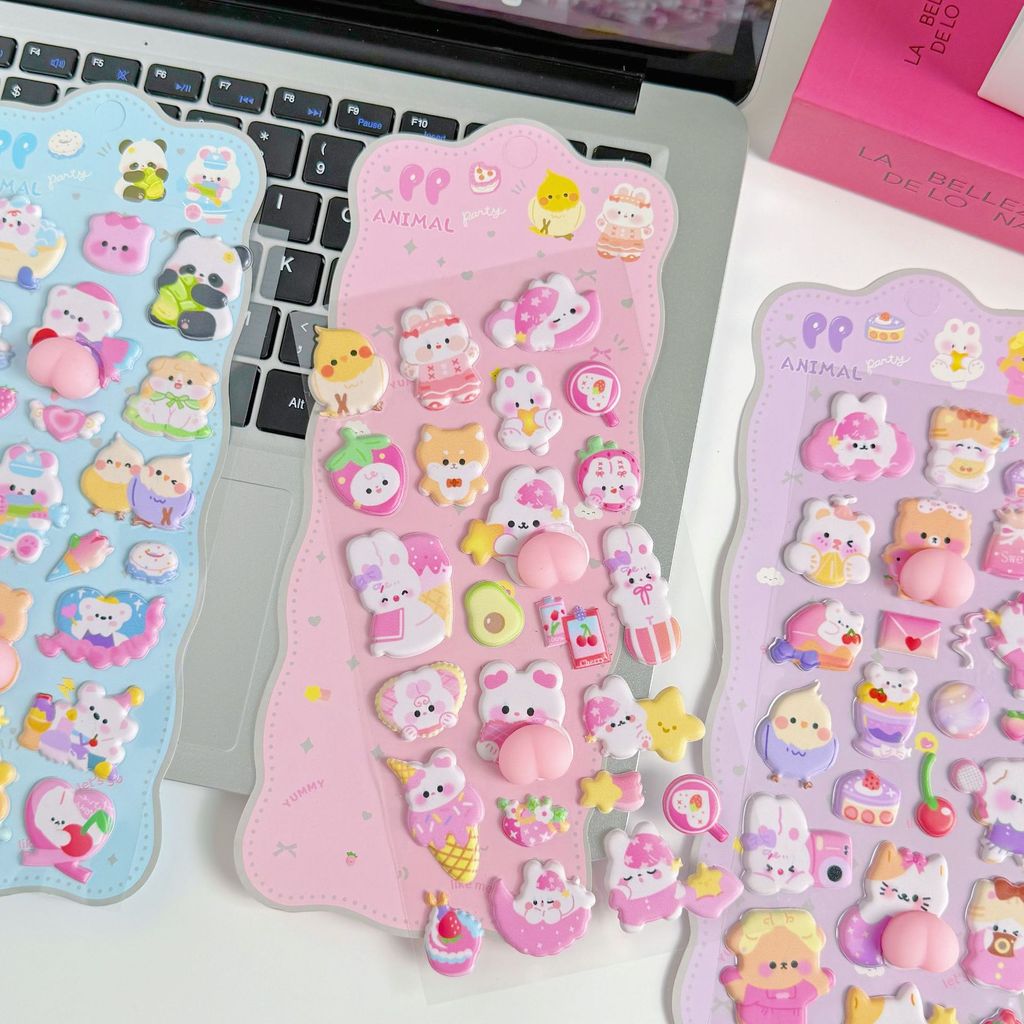 4 piezas de pegatinas 3D suave - Phone Accessories For Kids reseña y precio