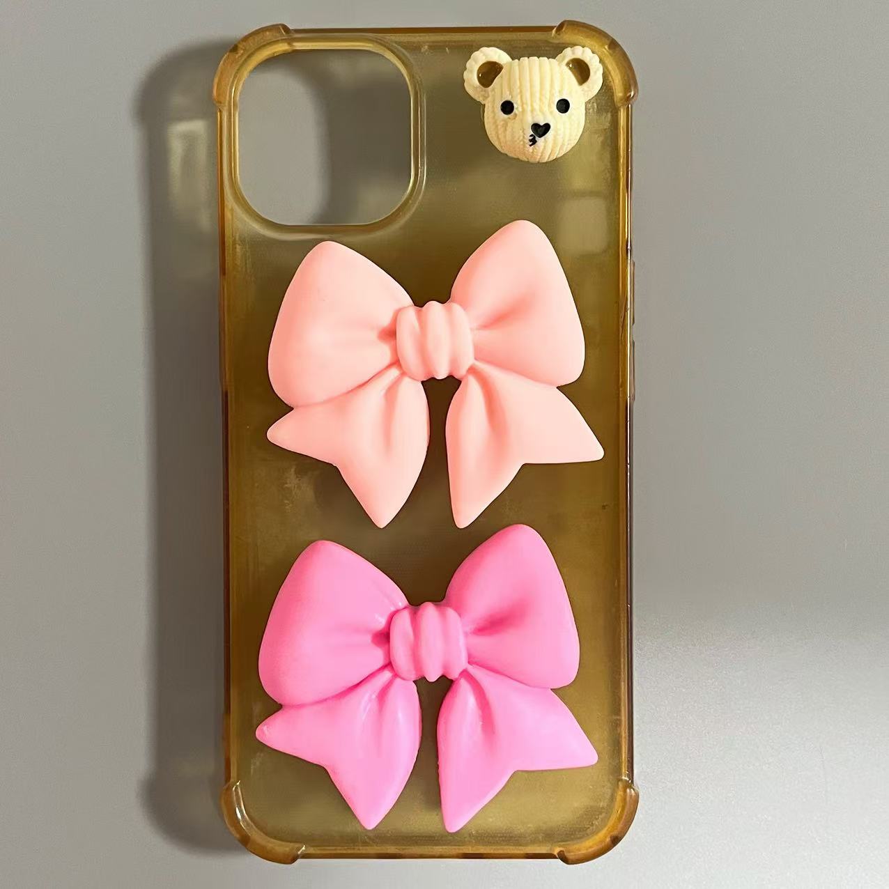 1 Uds Y2K Kawaii pajarita rosa - Phone Accessories Logo Design reseña y precio
